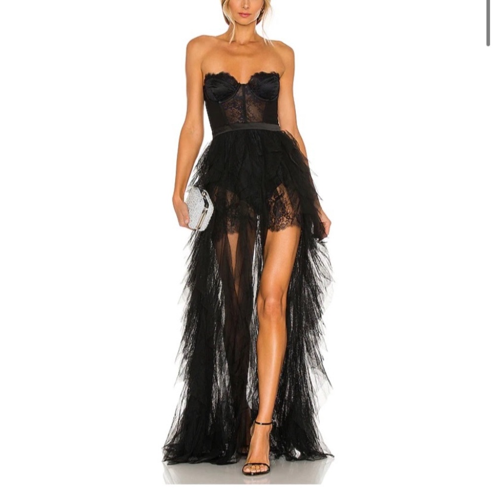 For Love and Lemons Bustier X REVOLVE Bustier Dress Black Size Small New w Tags